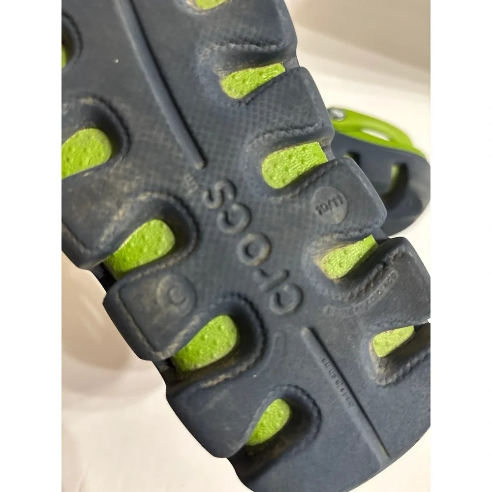 Crocs Duet Green & Navy (Sz. c10/11)